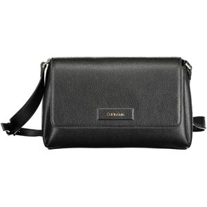 Calvin Klein, Dames, Tassen, Zwart, Maat: ONE Size Poliester,