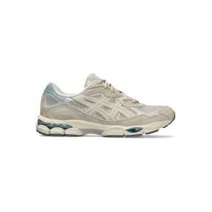 Asics Retro Stijl Sneakers , Gray , Heren , Maat: 41 EU