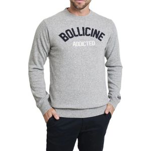 MC2 Saint Barth, Heren, Truien, Grijs, Maat: S Wol,