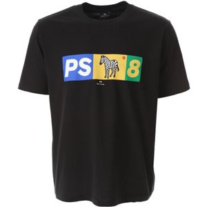 PS By Paul Smith, Heren, Tops, Zwart, Maat: S Katoen,