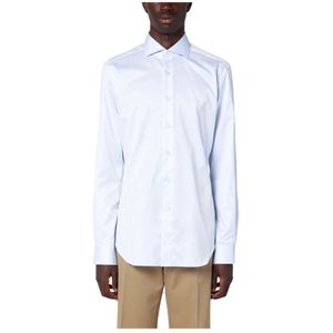 Xacus, Heren, Overhemden, Blauw, Maat: 5XL