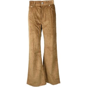 Dondup, Dames, Broeken, Bruin, Maat: W26 Katoen,