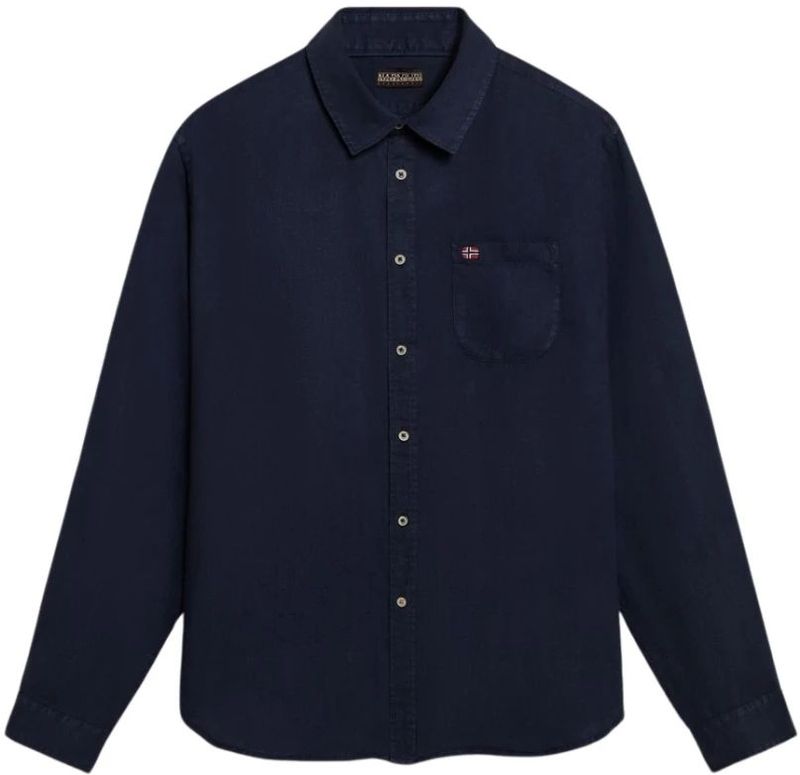 Napapijri - G-Linen - Overshirt - Lange Mouwen - 100% Linnen