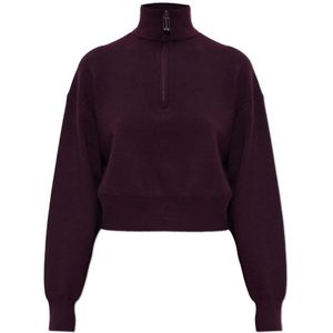 Victoria Beckham, Dames, Truien, Rood, Maat: L Wol,