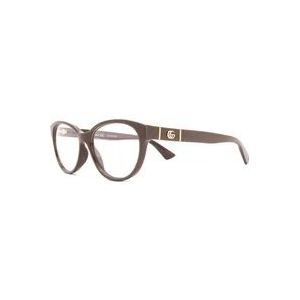 Gucci Stijlvolle Sparse Bril , Brown , Dames , Maat: ONE Size