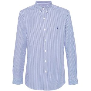 Ralph Lauren, Heren, Overhemden, Blauw, Maat: M Katoen,