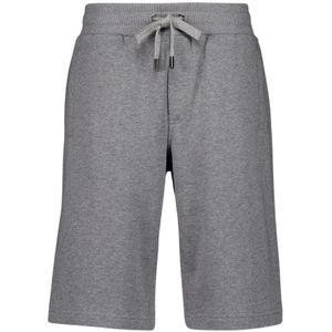 Dolce & Gabbana, Heren, Korte broeken, Grijs, Maat: XL Katoen,