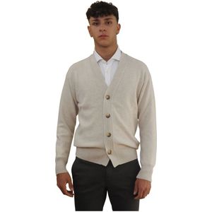 Barba, Heren, Truien, Beige, Maat: 3XL Wol,