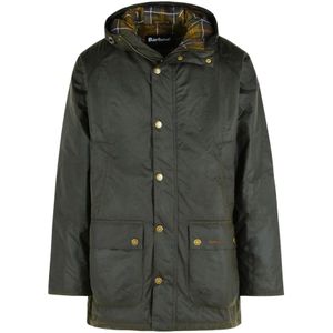 Barbour, Heren, Mantels, Groen, Maat: S Katoen,