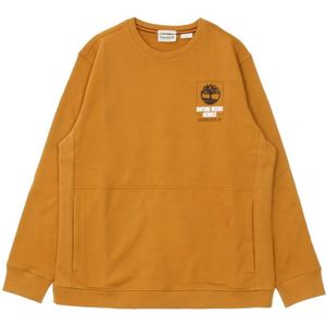 Timberland, Heren, Sweatshirts & Hoodies, Oranje, Maat: XL