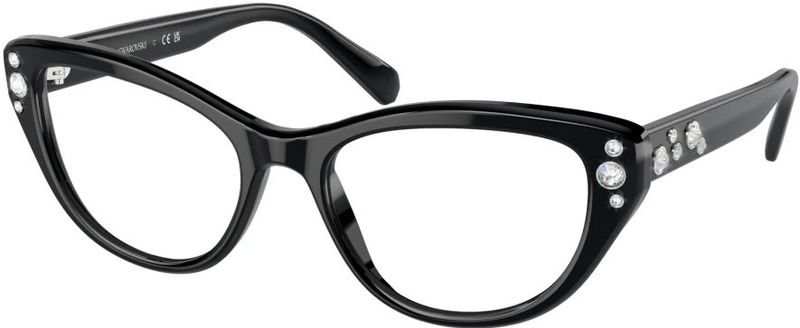Swarovski - Sk 2023 - Cat Eye Frame - Zwart - Acetaat