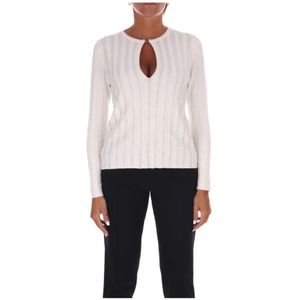 Liu Jo, Dames, Truien, Beige, Maat: S Viscose,