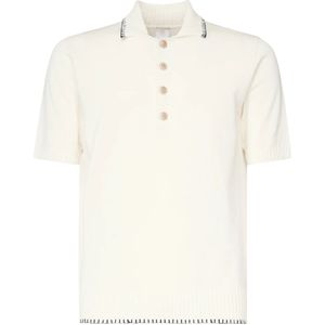 Eleventy, Heren, Tops, Wit, Maat: S Wol,