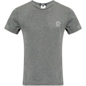 Versace, Heren, Tops, Grijs, Maat: XL Katoen,