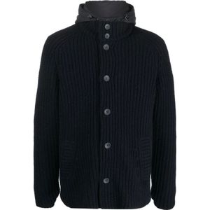 Herno, Heren, Jassen, Blauw, Maat: L Wol,