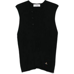 Vivienne Westwood, Heren, Truien, Zwart, Maat: L