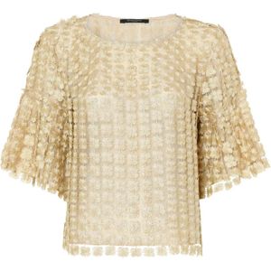 Bruuns Bazaar, Dames, Blouses & Shirts, Geel, Maat: XS Poliester,