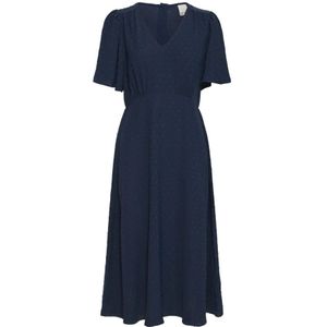 Ichi, Dames, Jurken, Blauw, Maat: XS