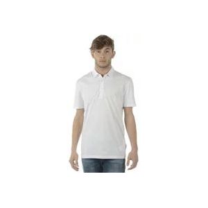 Versace Stijlvolle Polo Hemden voor Mannen , White , Heren , Maat: S