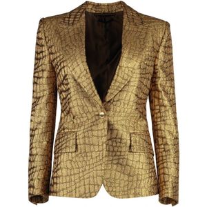 Tom Ford, Dames, Jassen, Geel, Maat: XS Acryl,
