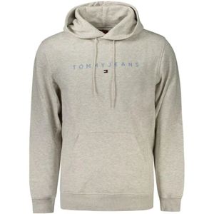 Tommy Hilfiger, Heren, Sweatshirts & Hoodies, Grijs, Maat: L Katoen,