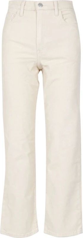 Levi's - Straight Jeans - Wit - Denim - Stretch - Hoge Taille - Rechte Pijp
