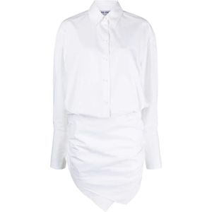 The Attico, Dames, Jurken, Wit, Maat: XS Katoen,