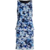 Vera Mont - Cocktailjurk - Veelkleurig - Elegante Chiffon met Ruche