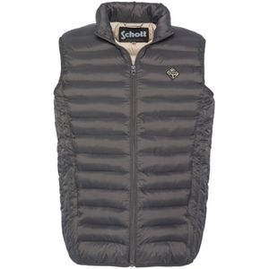 Schott Nyc, Heren, Jassen, Grijs, Maat: S Leer,