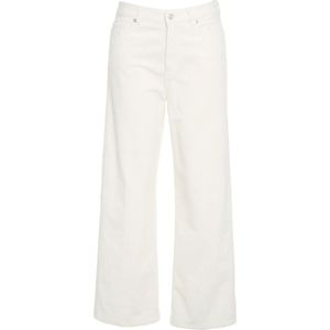 Nine In The Morning, Dames, Broeken, Wit, Maat: W30 Corduroy,