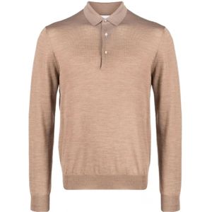 Lardini, Heren, Tops, Beige, Maat: 2XL Wol,