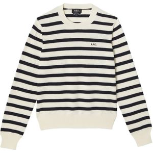 A.p.c., Dames, Truien, Veelkleurig, Maat: L Katoen,