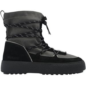 Moon Boot, Heren, Sport, Grijs, Maat: 40 EU Leer,