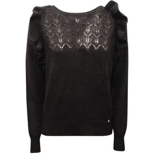 Kocca, Dames, Truien, Zwart, Maat: S Wol,