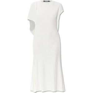 Jacquemus, Dames, Jurken, Wit, Maat: M Viscose,