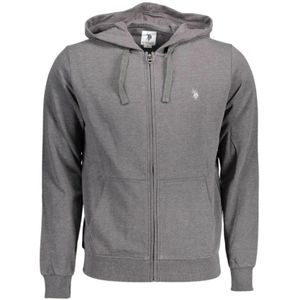 U.s. Polo Assn., Heren, Sweatshirts & Hoodies, Grijs, Maat: XL Katoen,