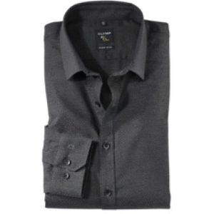 Olymp, Heren, Overhemden, Zwart, Maat: 2XL