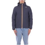 K-Way, Heren, Jassen, Blauw, Maat: L Leer,