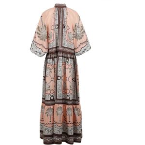 La DoubleJ, Dames, Jurken, Veelkleurig, Maat: S Zijde,