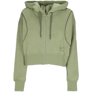 Nike - Air Fleece Zip Hoodie - Groen - Dames