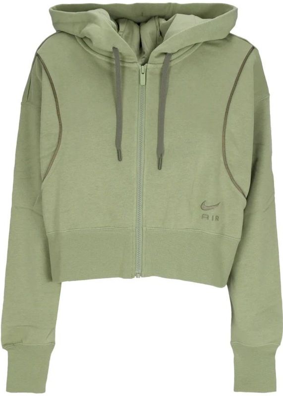 Nike - Air Fleece Zip Hoodie - Groen - Dames