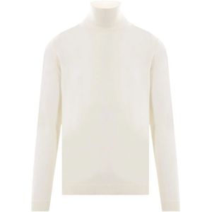 Roberto Collina, Heren, Truien, Beige, Maat: 2XL Wol,