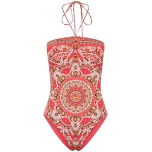 Camilla, Dames, Badkleding, Roze, Maat: XS Polyamide,