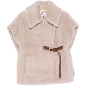 Max Mara, Dames, Jassen, Beige, Maat: M/L