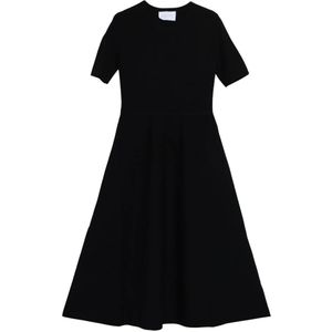 Kaos, Dames, Jurken, Zwart, Maat: XS Viscose,