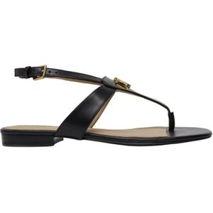 Ralph Lauren, Dames, Schoenen, Zwart, Maat: 42 EU Leer,