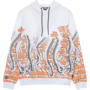 Octopus, Heren, Sweatshirts & Hoodies, Wit, Maat: XL