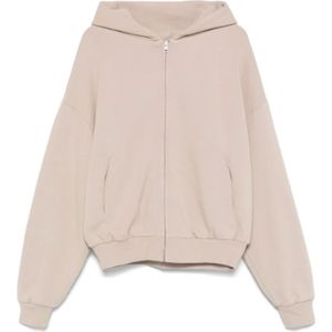 Entire Studios, Heren, Sweatshirts & Hoodies, Beige, Maat: M Katoen,