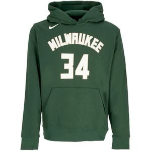 Nike, Heren, Sweatshirts & Hoodies, Groen, Maat: S Katoen,