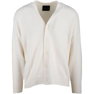 Roberto Collina, Heren, Truien, Wit, Maat: L Wol,